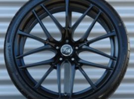 22" Breyton Felgensatz Foscinate in Schwarz Matt (4 Stück)