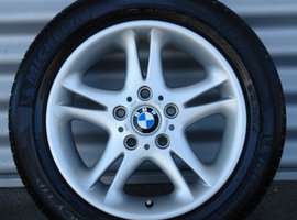 16" BMW Original 5 Speichen Felgensatz Silber (4 Stück)